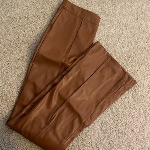 Princess polly brown leather pants